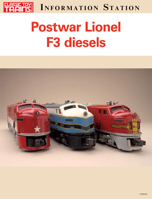 Postwar Lionel F3 Diesels
