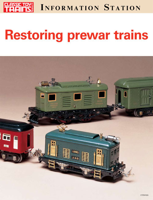 Restoring Prewar Trains