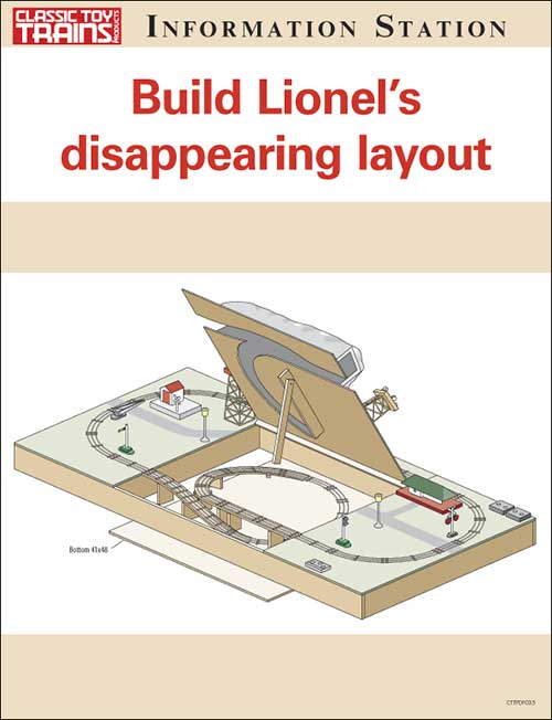 Build Lionel’s Disappearing Layout