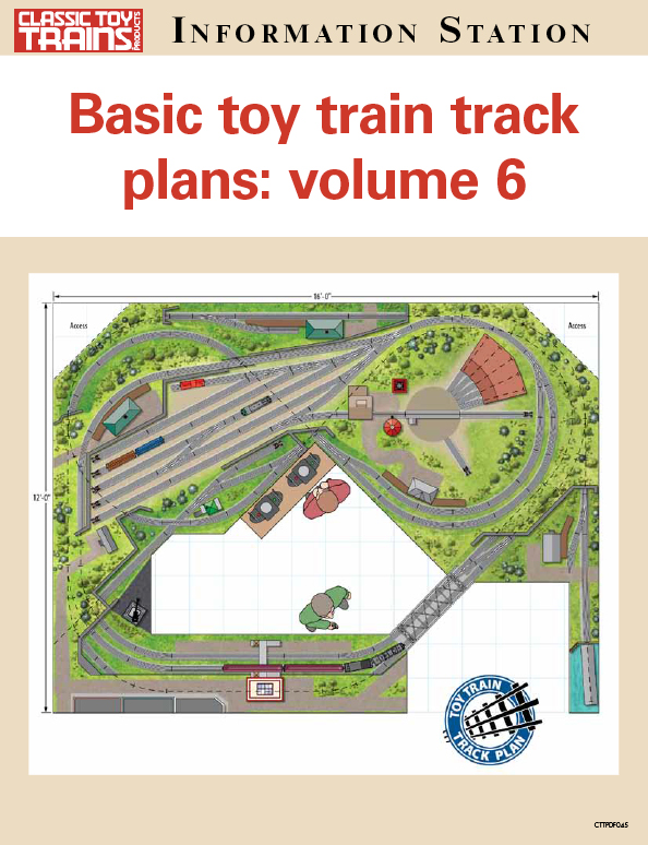 Basic Toy Train Track Plans Vol. 6
