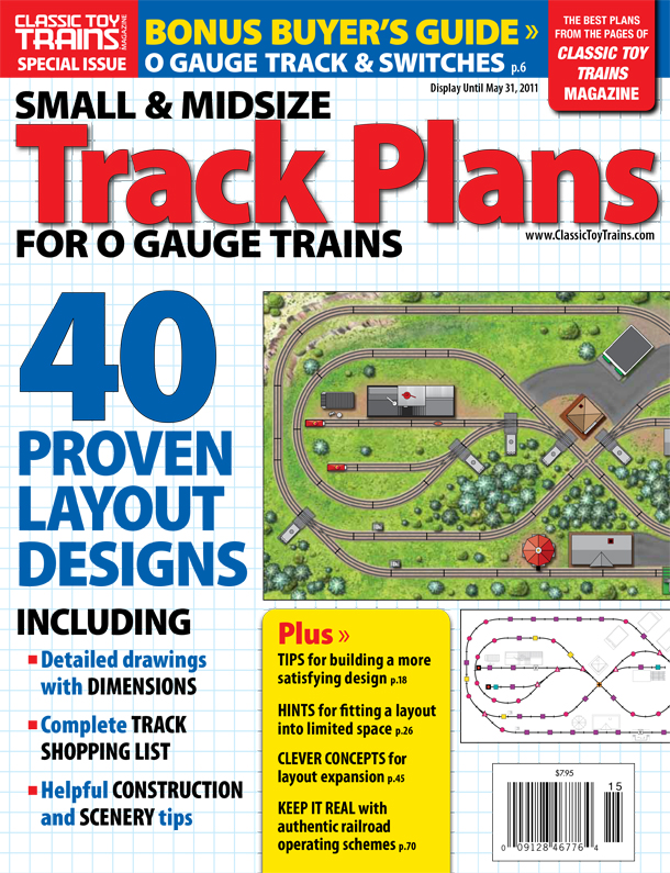 Small & Midsize Track Plans for O Gauge Trains