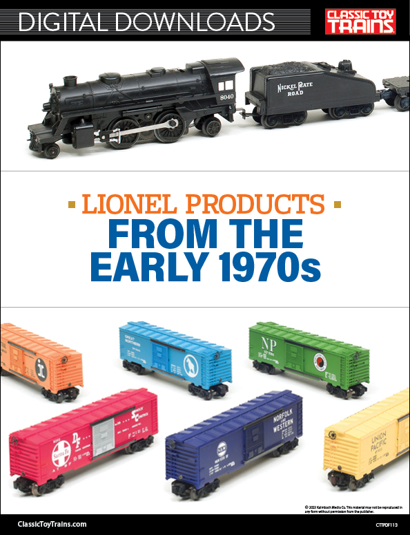 Lionel Products From the Early 1970s
