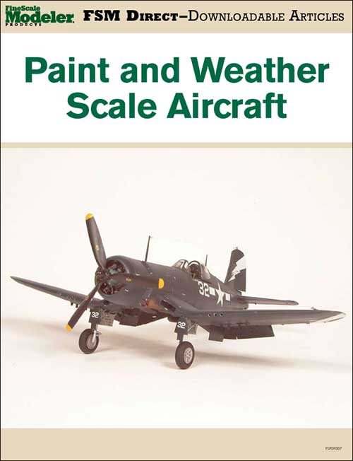Paint and weather scale aircraft