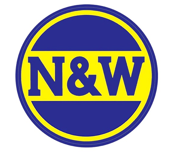 Norfolk & Western Hamburger Logo Vinyl Sticker