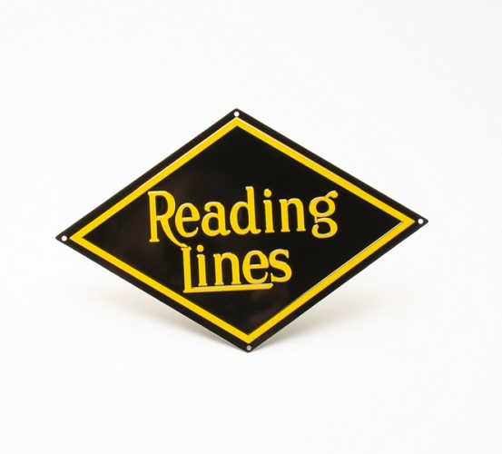Reading Lines Metal Sign