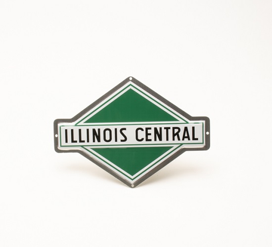 Illinois Central Metal Sign