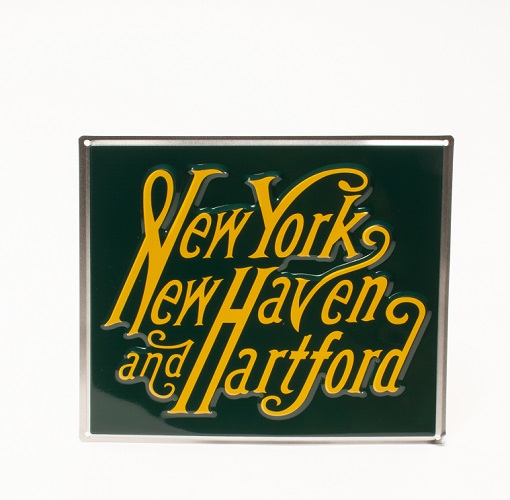 New York New Haven & Hartford Metal Sign