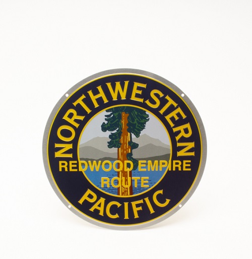 Northwestern Pacific Metal Sign