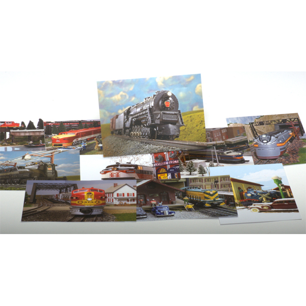 Classic Toy Trains Greeting Cards Set of 10