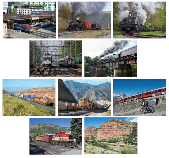 Trains Greeting Cards - Set of 10