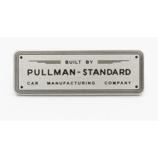 Pullman Old Builder's Plate Pin