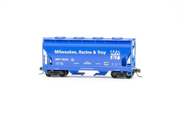 Milwaukee Racine & Troy N Scale Two-Bay Covered Hopper - Limited Edition