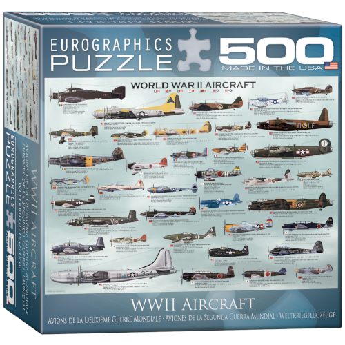 WWII Aircraft 500pc Puzzle