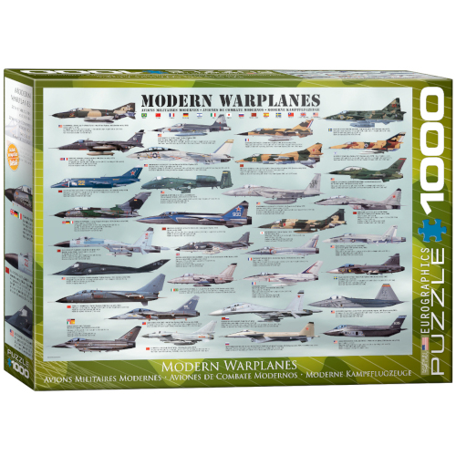 Modern Warplanes 1000pc Puzzle
