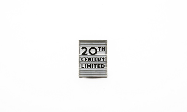 20th Century Limited White Pin
