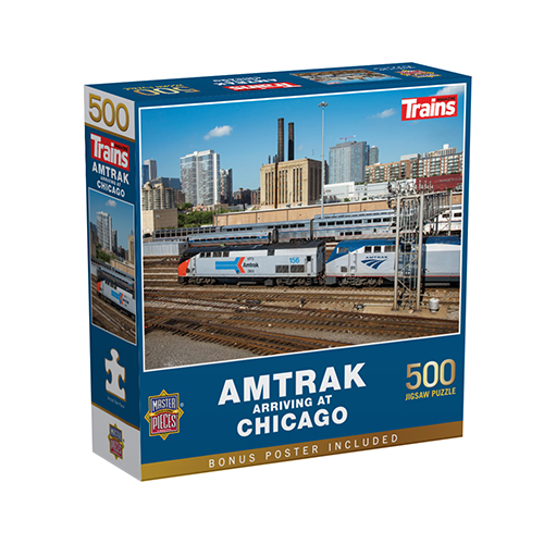 Amtrak Arriving at Chicago Puzzle
