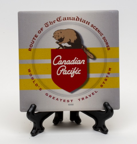 Canadian Pacific Stone Coaster