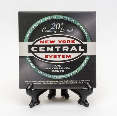 New York Central Cigar Band Stone Coaster
