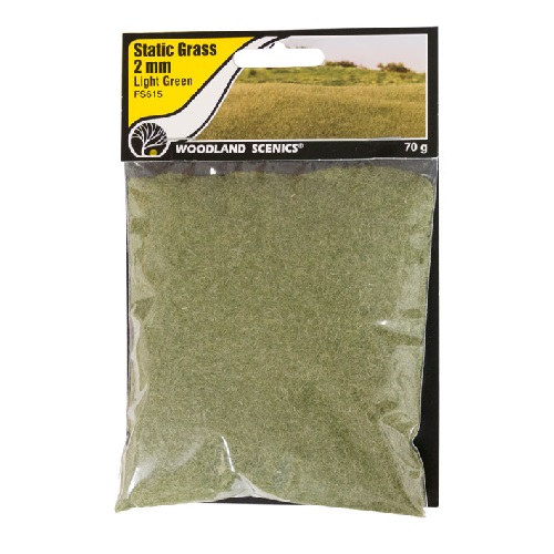 Light Green Static Grass - 2mm