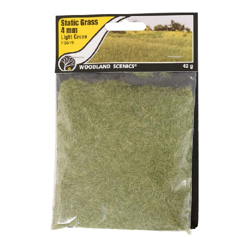 Light Green Static Grass - 4mm