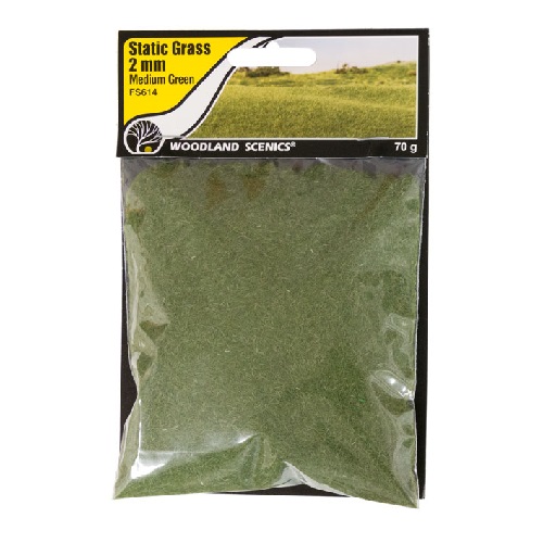 Medium Green Static Grass - 2mm