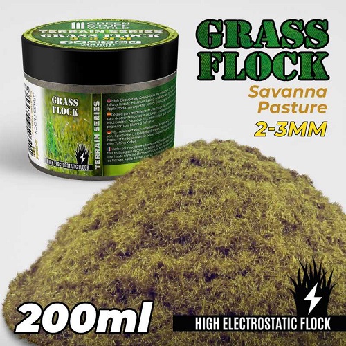 Savanna Pasture Static Grass - 2-3mm