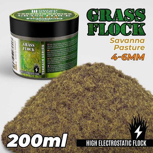 Savanna Pasture Static Grass - 4-6mm
