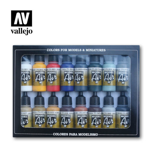 Vallejo Basic Color Pack - Set of 16