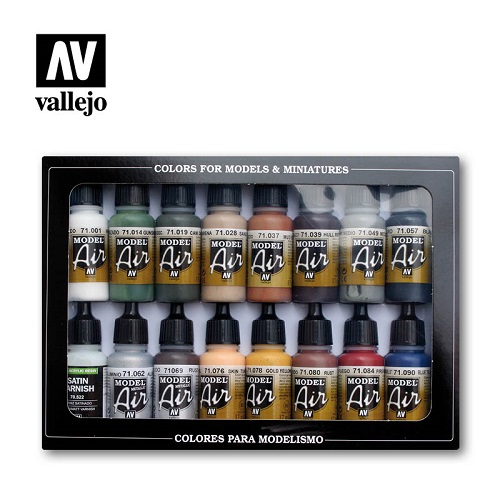 Vallejo Railway Color Europe - Set of 16