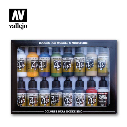 Vallejo Building Colors - Set of 16