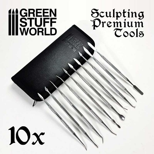 Professional Sculpting Tools with Case - 10pc