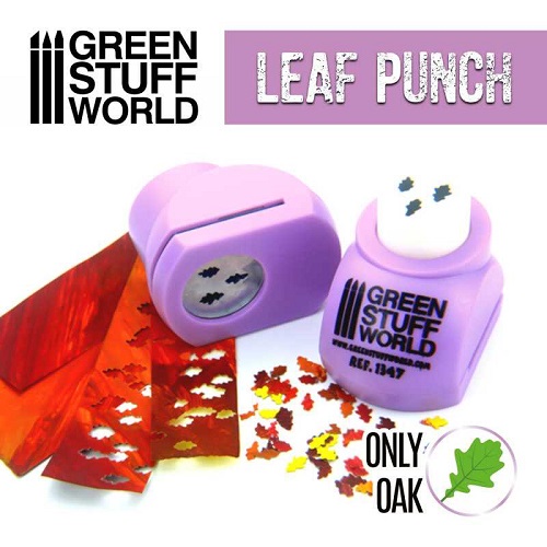 Miniature Leaf Punch - Light Purple