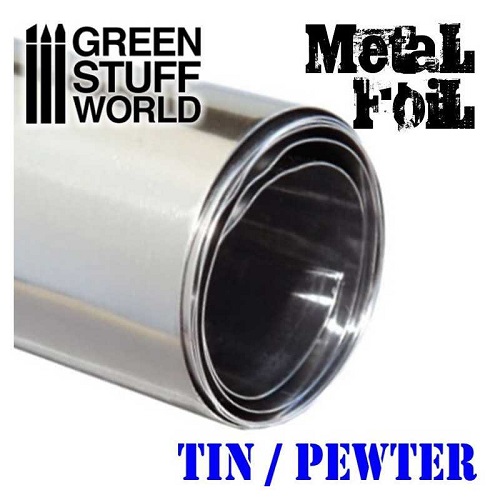 Flexible Metal Foil - Tin Pewter
