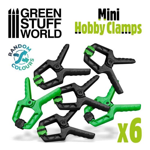 Mini Hobby Clamps 6pk