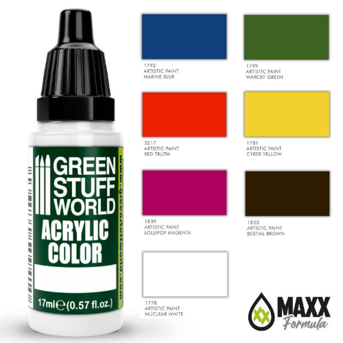 Green Stuff World Acrylic Paint - Basic Colors