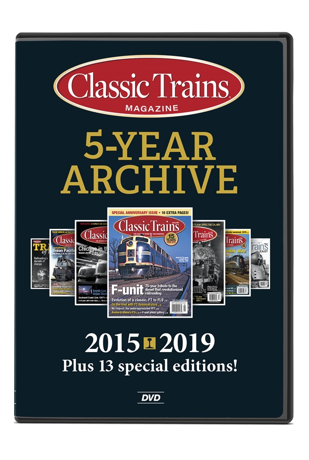 Classic Trains 5-Year Archive 2015-2019 DVD-ROM
