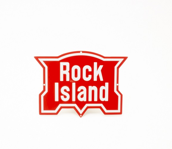 Rock Island Metal Sign