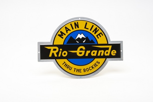 Rio Grande Main Line Metal Sign